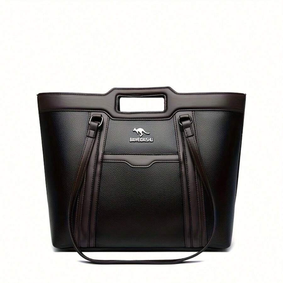 Large Capacity Women'S Handbag, High-Quality PU Tote Bag, Underarm Bag, Casual Shopping Shoulder Bag