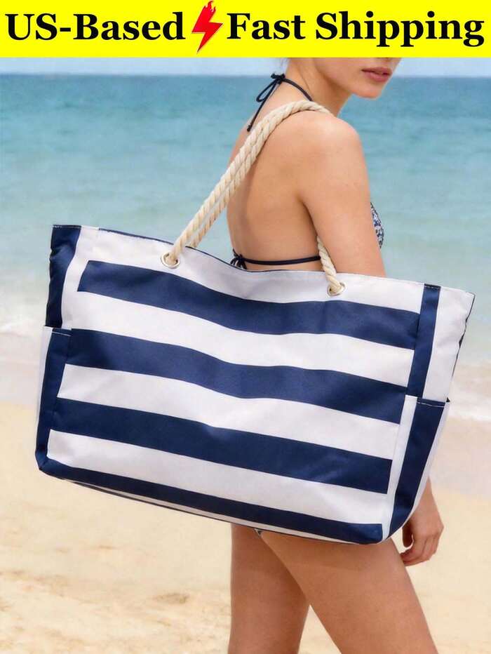 Summer Waterproof Beach Bag For Women Large Tote Bag Lightweight Shoulder Bag So