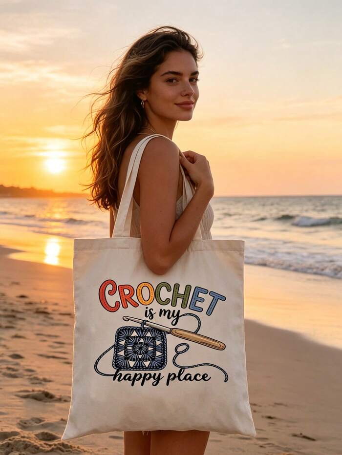 Large Capacity Tote Bag, Fashionable Minimalist Large Capacity Shoulder Bag