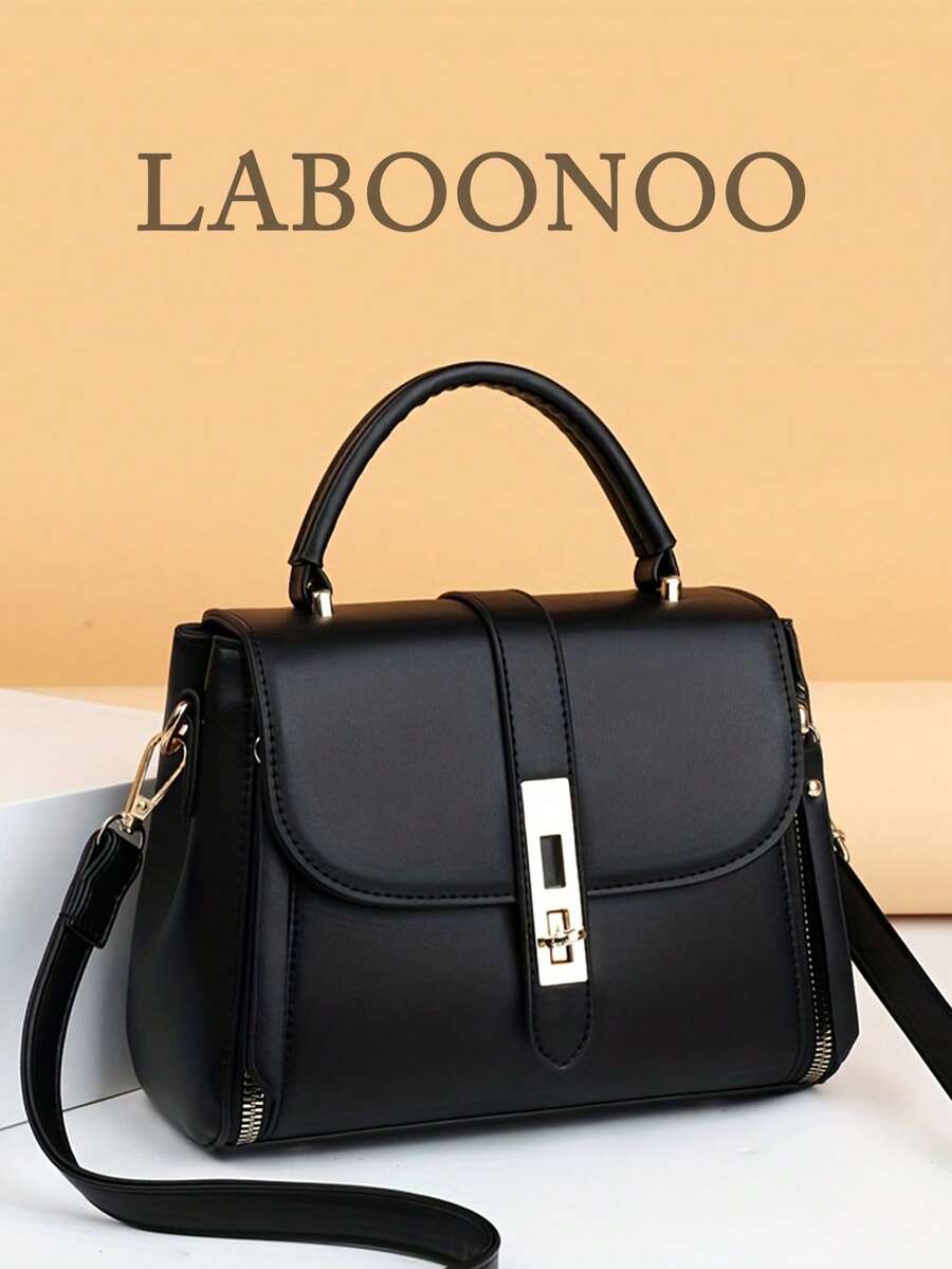 New Fashion Versatile Classic Shoulder Bag, Retro Minimalist Handbag, Tote Bag, Solid Color Crossbody Bag, PU Leather Women's Bag, Niche Design, Suitable For Urban Commute, Daily Shopping, Dating, Out