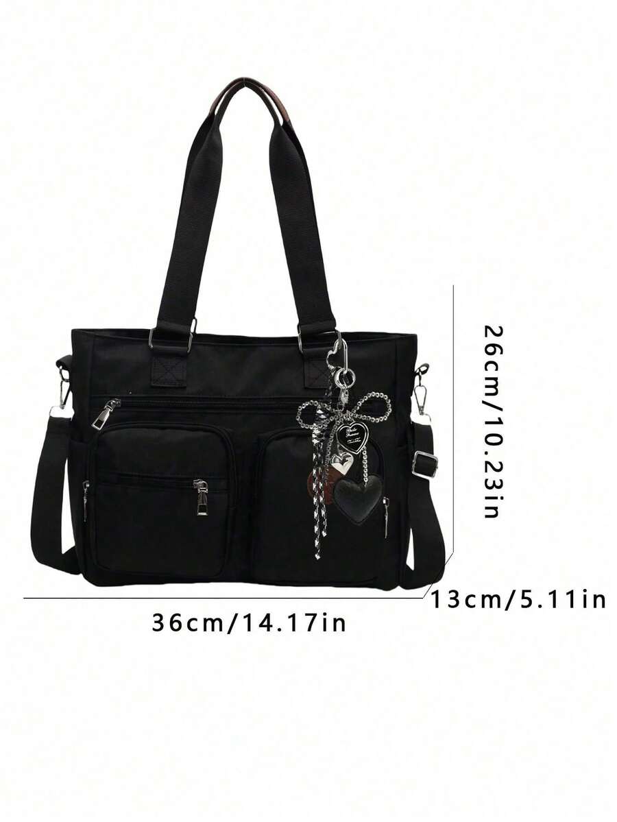 Solid Color Fashion Versatile Minimalist Portable Adjustable Strap Crossbody Bag, Suitable For Outings, Dates, Shopping, Daily Commute