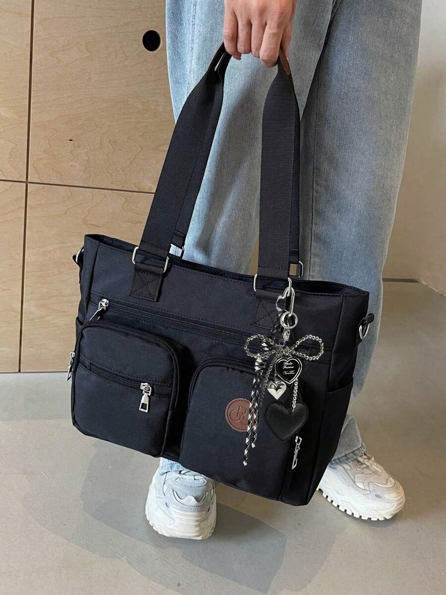 Solid Color Fashion Versatile Minimalist Portable Adjustable Strap Crossbody Bag, Suitable For Outings, Dates, Shopping, Daily Commute
