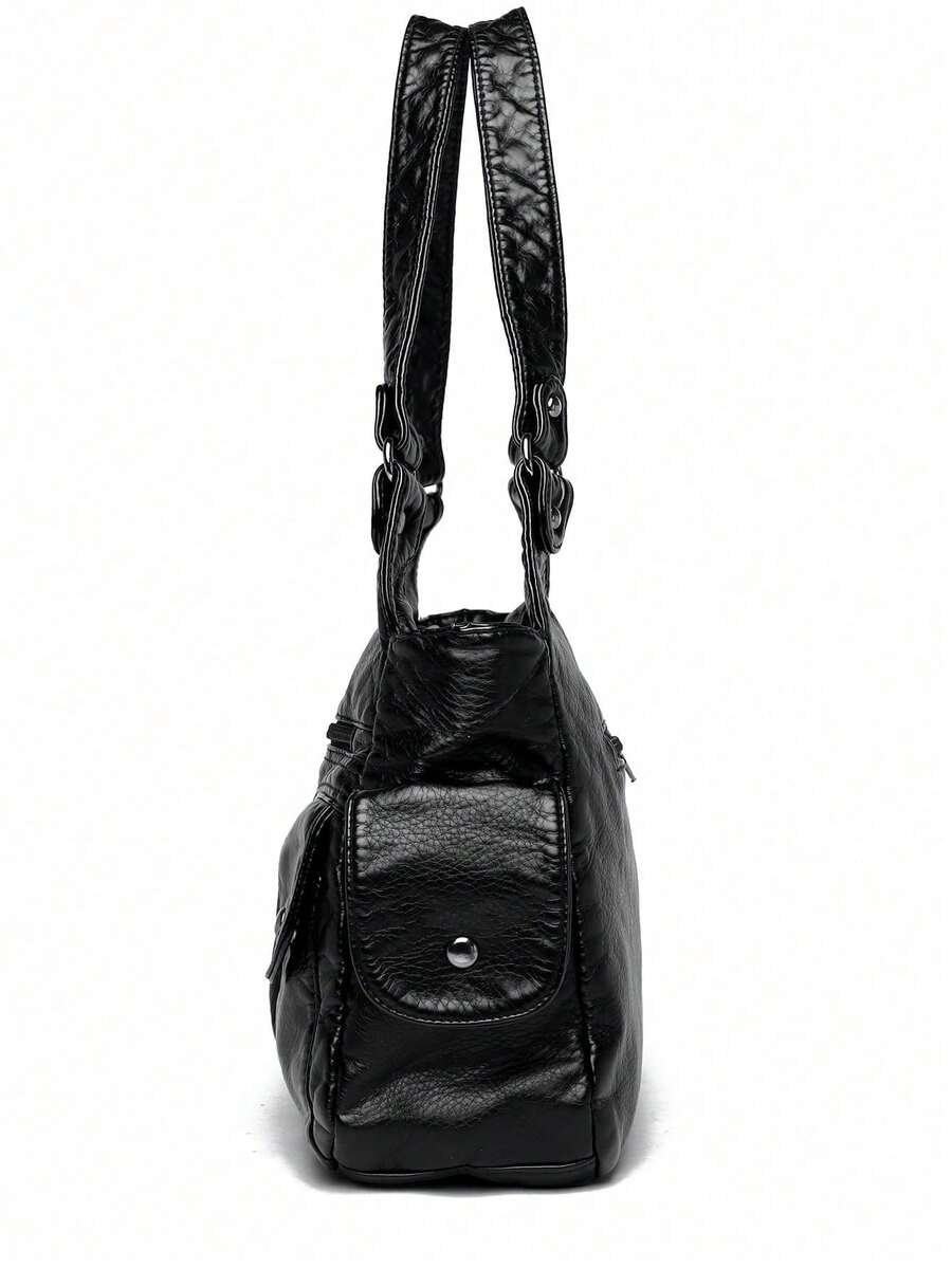 Grunge Punk Casual Women's Shoulder Bag/Totes Large Capacity Handbag For Commuting, School, New Arrival Tote Bags For Woman