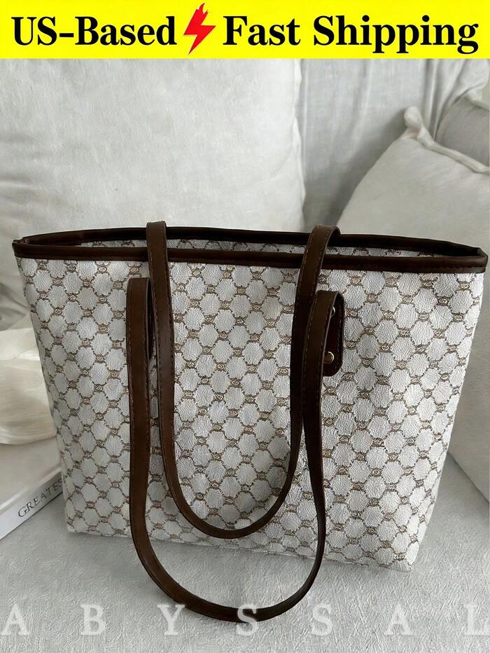 Versatile Women's Shoulder Bag Large-Capacity Tote Bag For Women–Vintage Leather