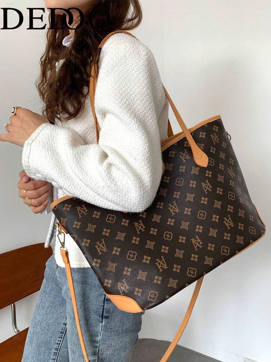 Dedoo 2026 New Fashion Clown Style Luxury Handbag, Shoulder Bag, Large Capacity Office Bag, Suitable As Gift For Girlfriend, Shopping And Dating, School Backpack, University Campus Bag