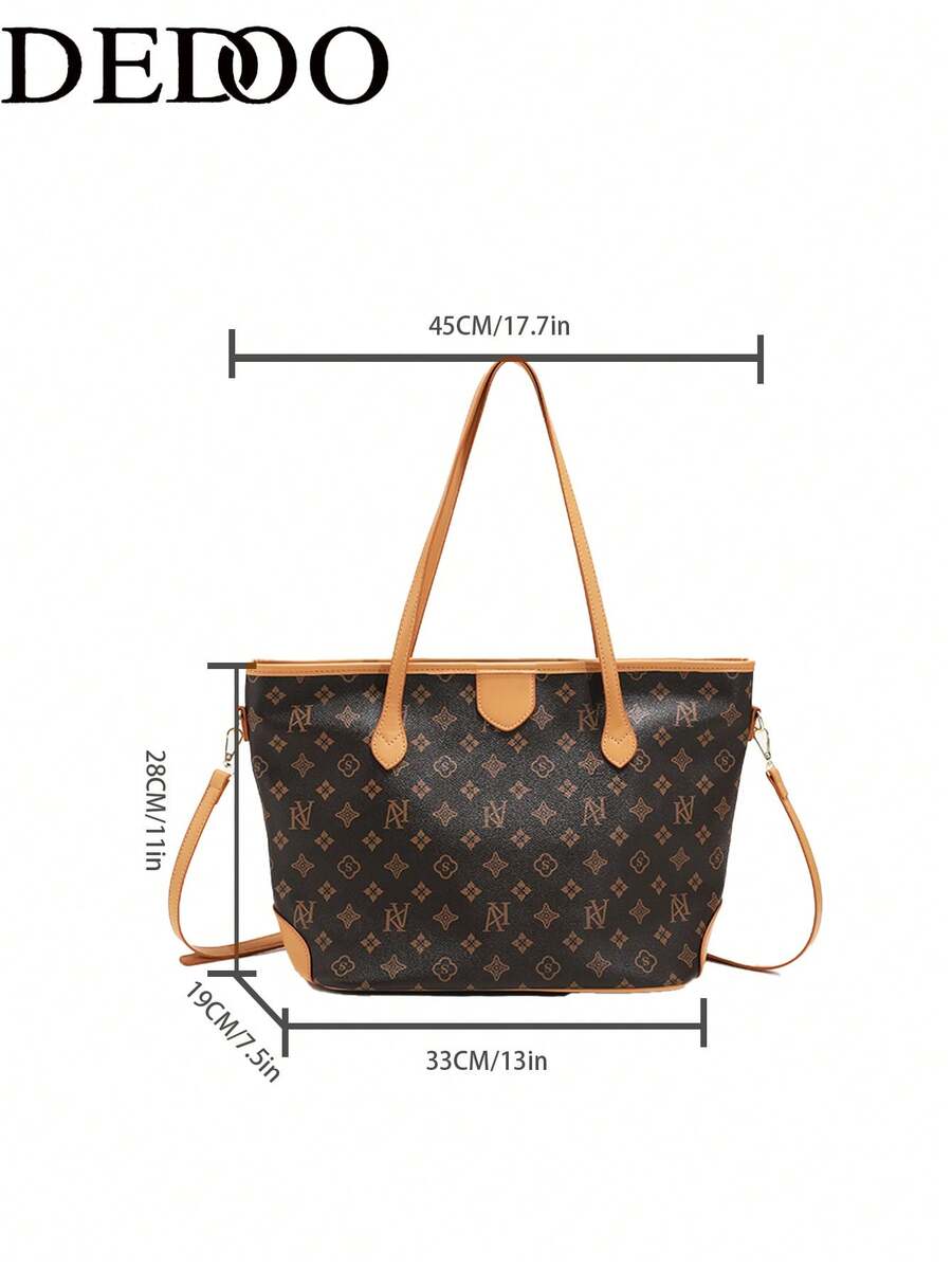 Dedoo 2026 New Fashion Clown Style Luxury Handbag, Shoulder Bag, Large Capacity Office Bag, Suitable As Gift For Girlfriend, Shopping And Dating, School Backpack, University Campus Bag