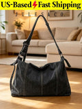 Streetwear Large Capacity Denim Handbag Heavy-Duty Shoulder Bag For Girls Soft C