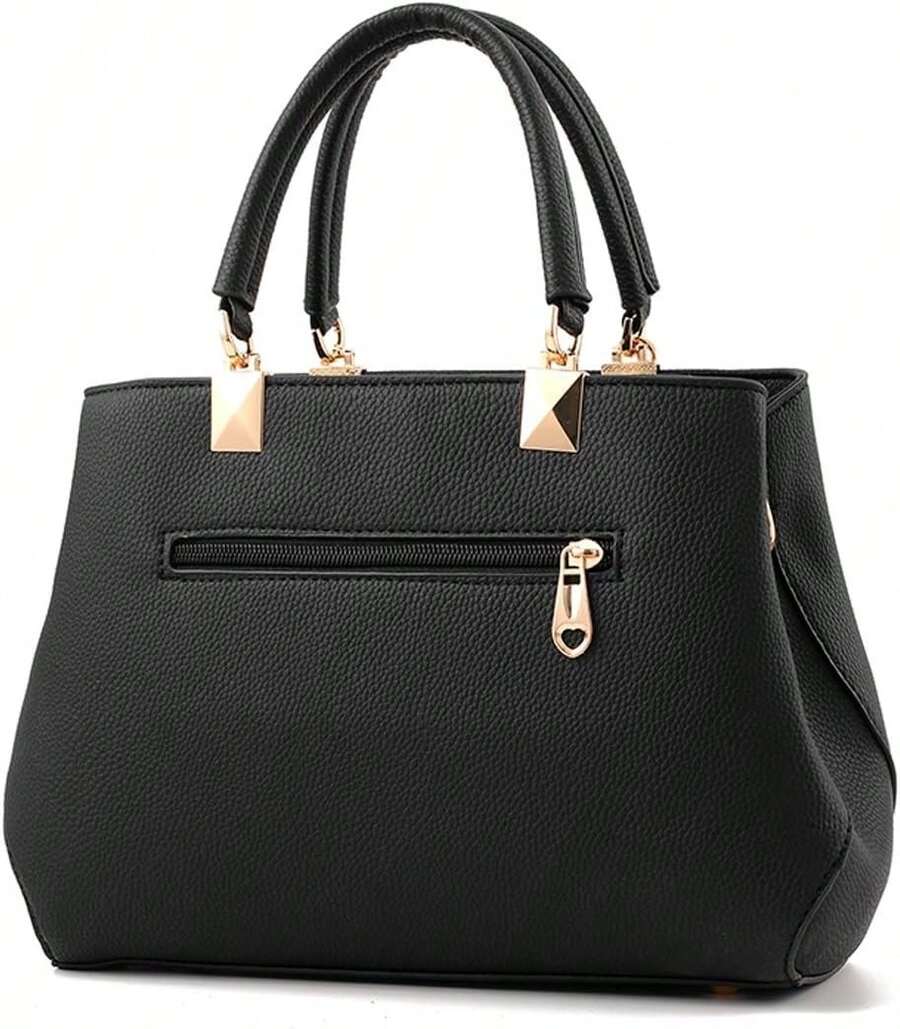 Leather Crossbody Tote Shoulder Handbag For Women Purse With Top Handle Adjustable Strap Everyday Casual Lightweight Travel Bolsos Para Mujer