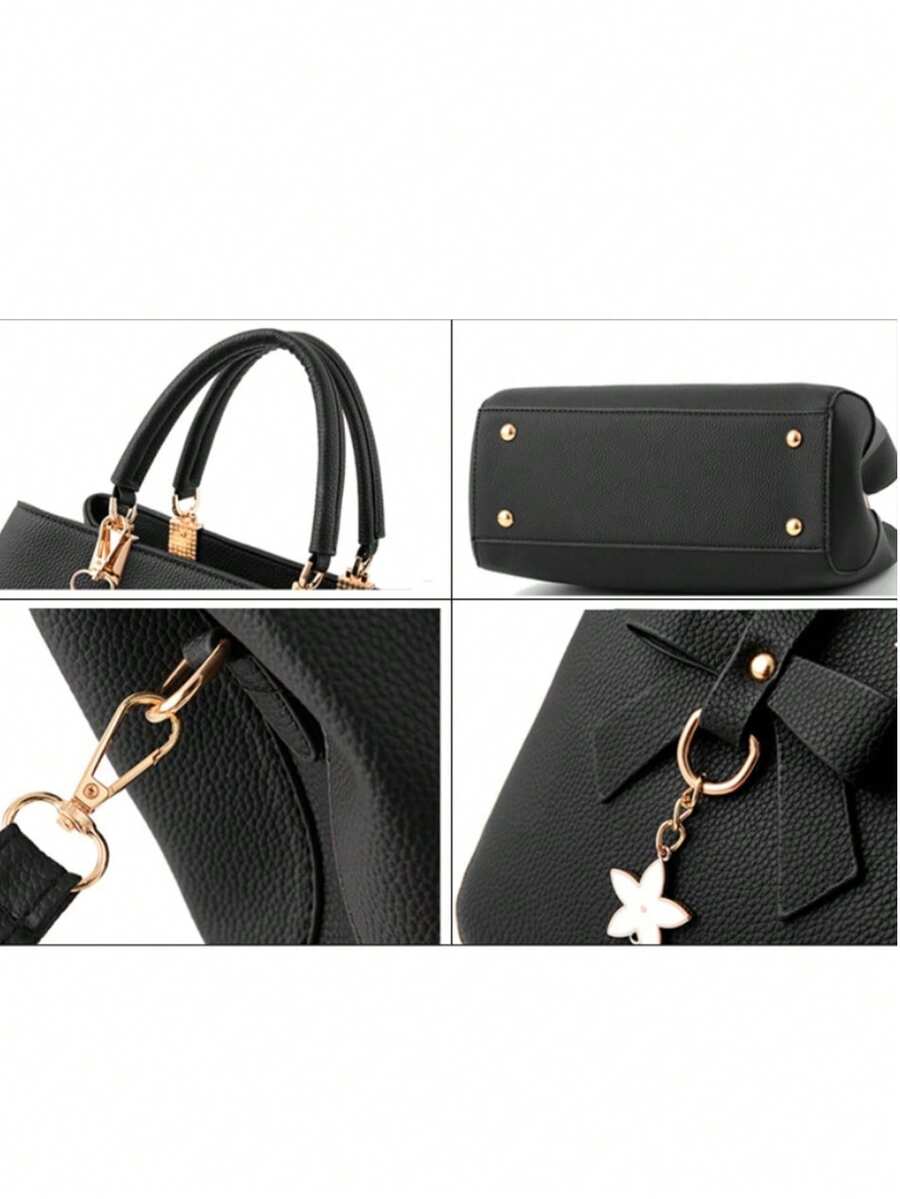 Leather Crossbody Tote Shoulder Handbag For Women Purse With Top Handle Adjustable Strap Everyday Casual Lightweight Travel Bolsos Para Mujer