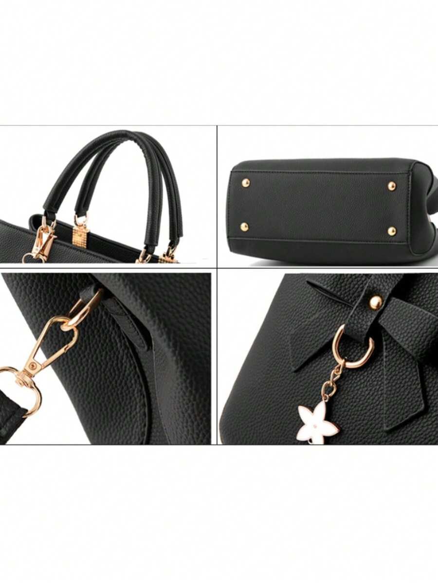 Leather Crossbody Tote Shoulder Handbag For Women Purse With Top Handle Adjustable Strap Everyday Casual Lightweight Travel Bolsos Para Mujer