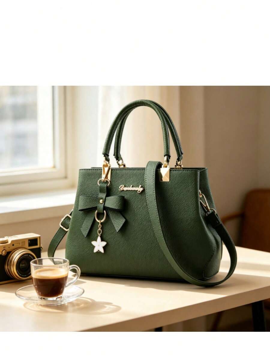 Leather Crossbody Tote Shoulder Handbag For Women Purse With Top Handle Adjustable Strap Everyday Casual Lightweight Travel Bolsos Para Mujer