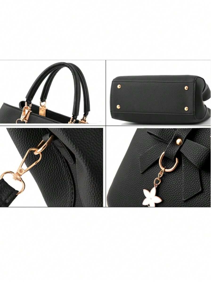 Leather Crossbody Tote Shoulder Handbag For Women Purse With Top Handle Adjustable Strap Everyday Casual Lightweight Travel Bolsos Para Mujer