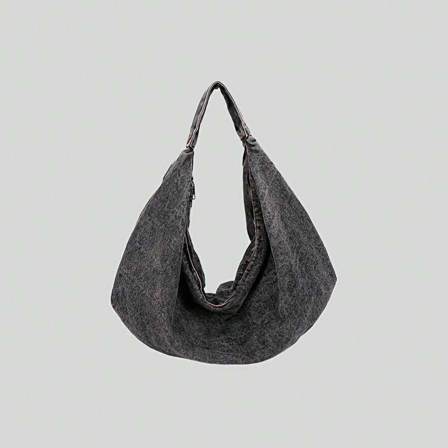 American Retro Women's Crescent Bag, Casual Style Commuter Shoulder Bag.