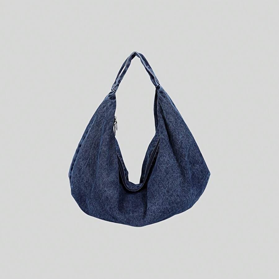 American Retro Women's Crescent Bag, Casual Style Commuter Shoulder Bag.