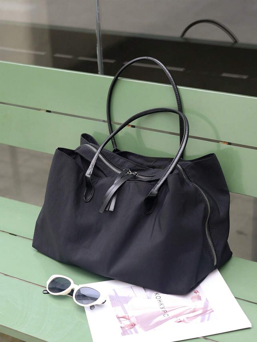 Niche Design Multi-Compartment Minimalist Handbag 2026 New Fashion Versatile Shoulder Crossbody Tote Bag