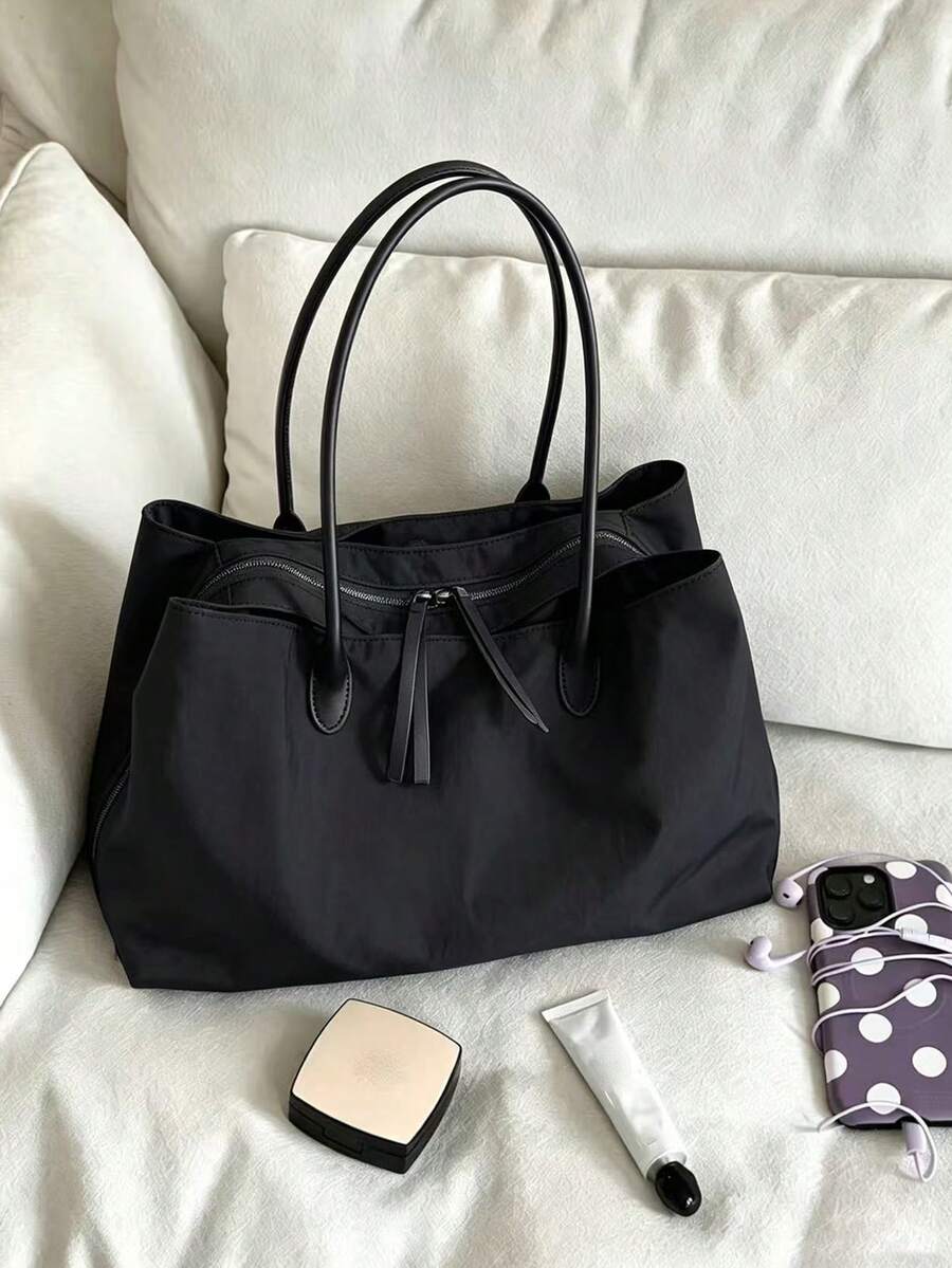Niche Design Multi-Compartment Minimalist Handbag 2026 New Fashion Versatile Shoulder Crossbody Tote Bag