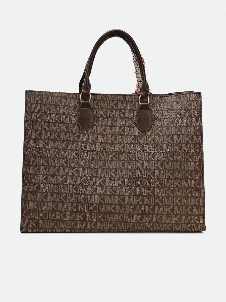 Fashion Snake Print All-Season Travel Shopping Large Tote Bag (Includes Gift Bag)
