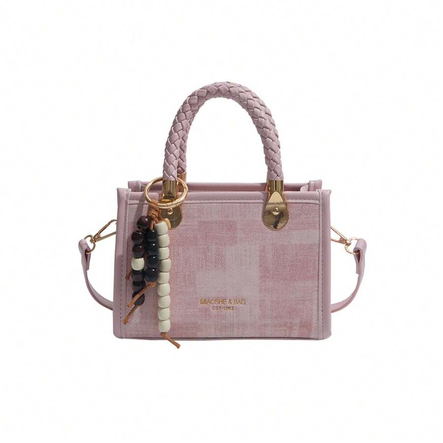 Birthday Gift For Women, Korean Style Niche Versatile Handbag, Crossbody Bag, High-Quality Versatile Shoulder Bag, Small Square Bag