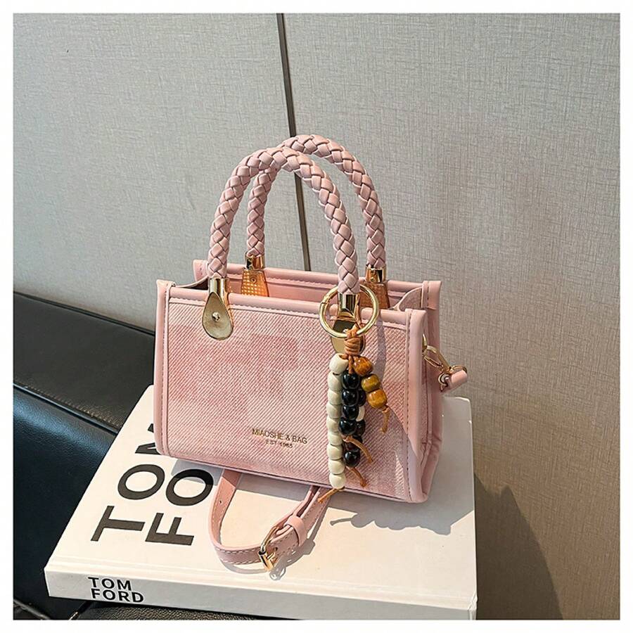 Birthday Gift For Women, Korean Style Niche Versatile Handbag, Crossbody Bag, High-Quality Versatile Shoulder Bag, Small Square Bag