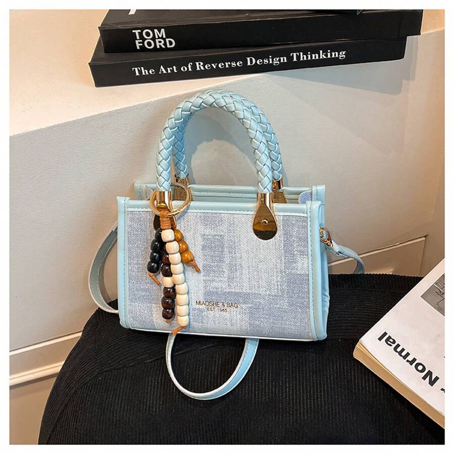 Birthday Gift For Women, Korean Style Niche Versatile Handbag, Crossbody Bag, High-Quality Versatile Shoulder Bag, Small Square Bag