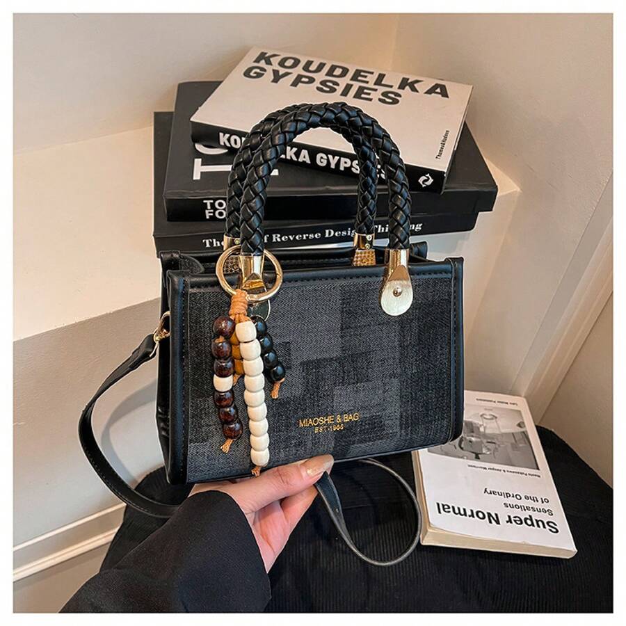 Birthday Gift For Women, Korean Style Niche Versatile Handbag, Crossbody Bag, High-Quality Versatile Shoulder Bag, Small Square Bag