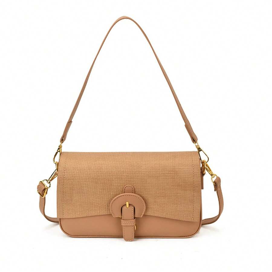 Elegant Underarm Bag For Women, Popular In Winter, Vintage Versatile Crossbody Small Square Bag