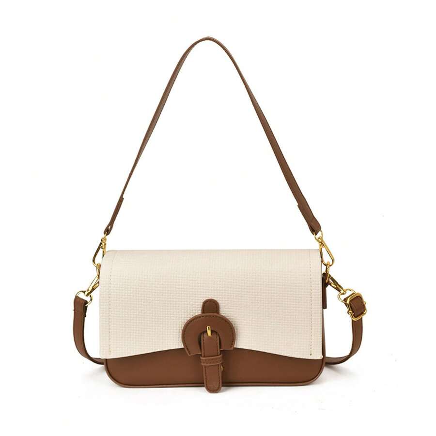 Elegant Underarm Bag For Women, Popular In Winter, Vintage Versatile Crossbody Small Square Bag