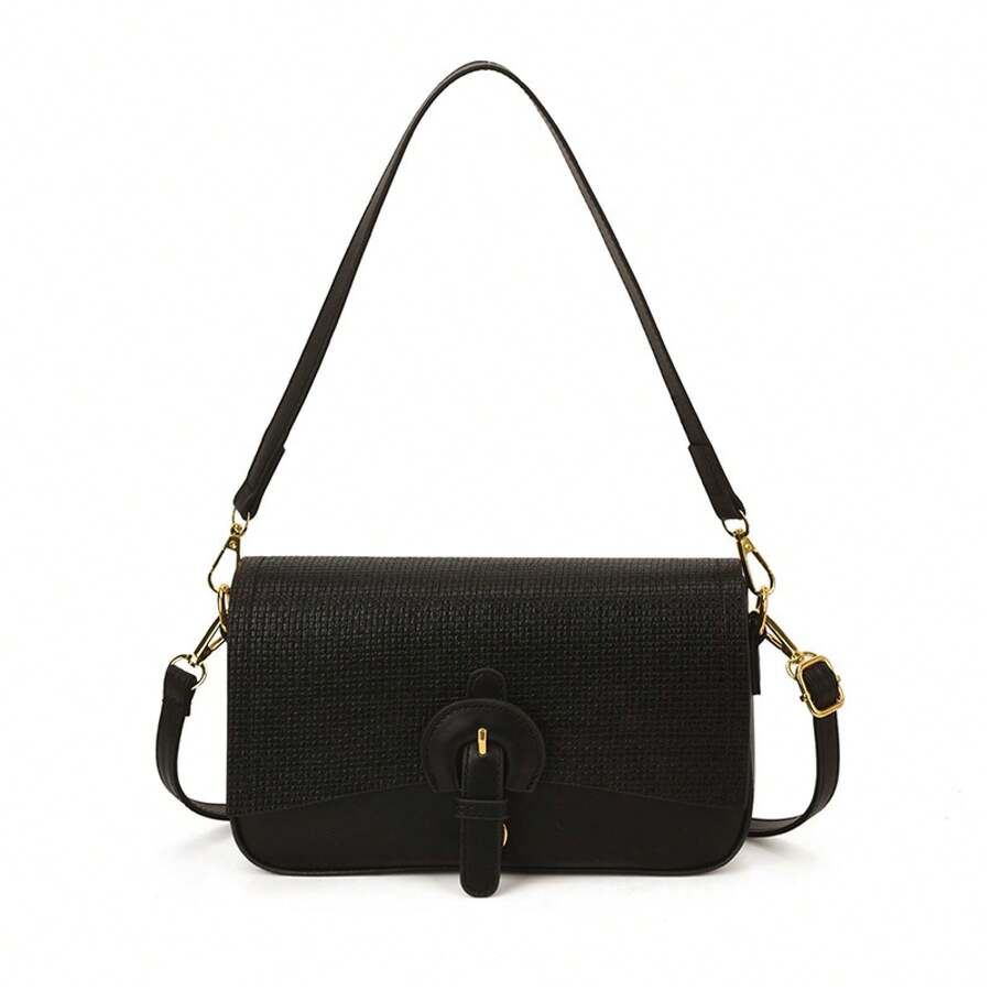 Elegant Underarm Bag For Women, Popular In Winter, Vintage Versatile Crossbody Small Square Bag