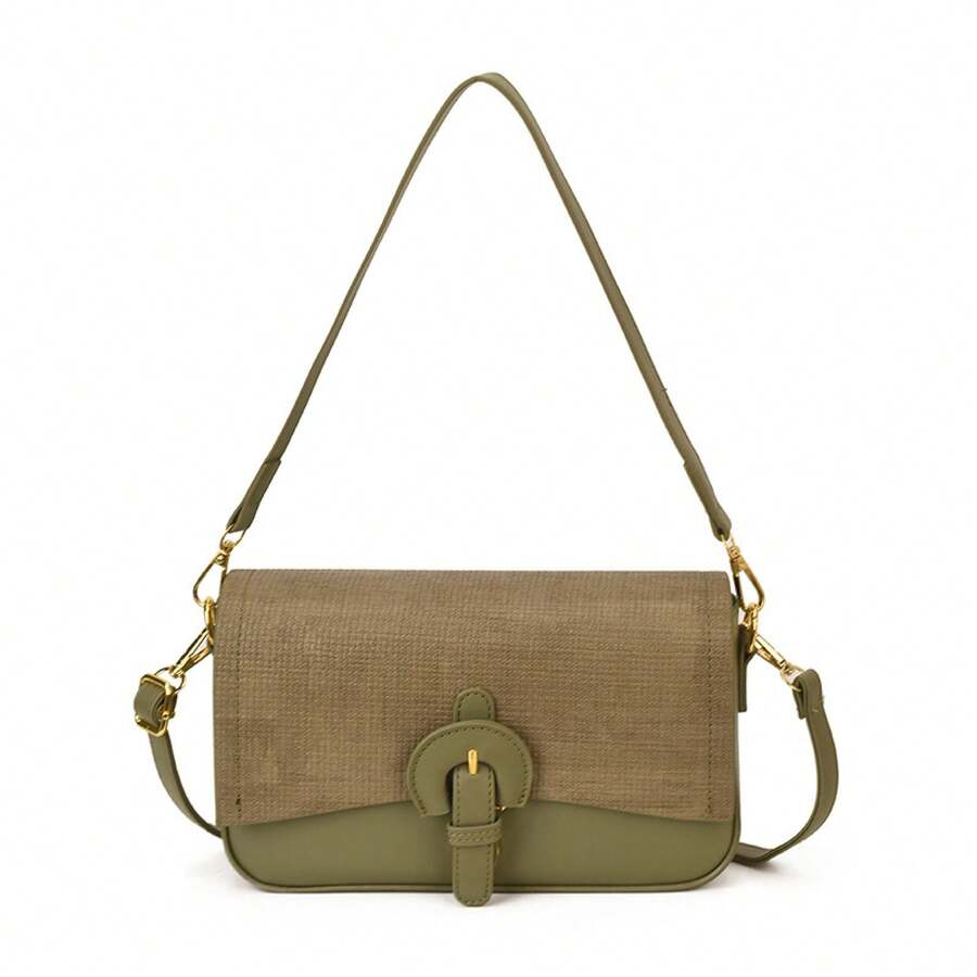 Elegant Underarm Bag For Women, Popular In Winter, Vintage Versatile Crossbody Small Square Bag