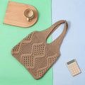Versatile Knitted 2025 Summer Tote Bag For Women, Woven Handbag, Large Capacity