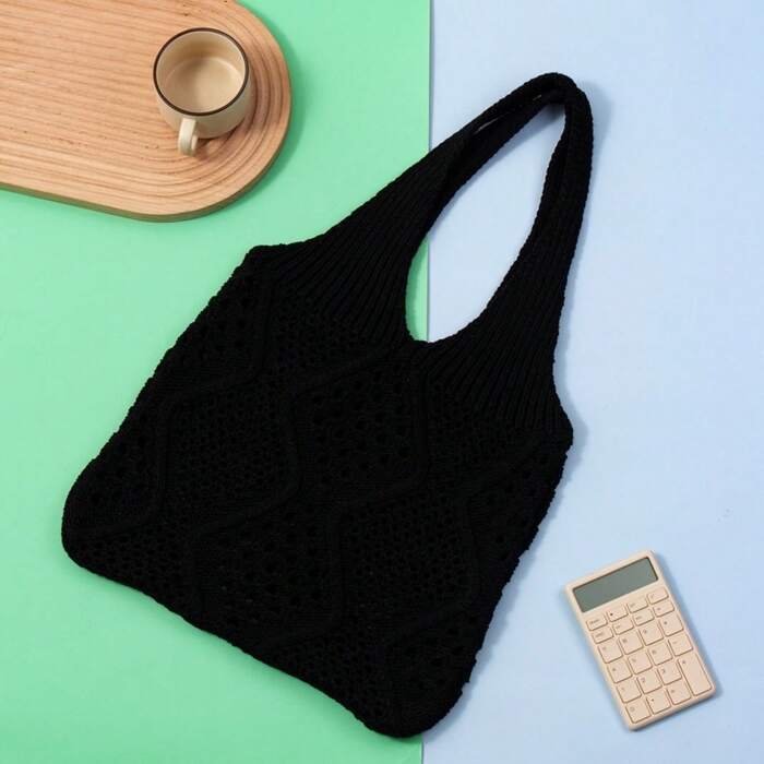 Versatile Knitted 2025 Summer Tote Bag For Women, Woven Handbag, Large Capacity
