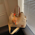 3 Colors Large Canvas Tote Bag