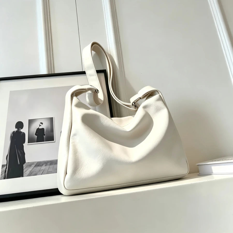 Women Hobo Bag Faux Leather Shoulder Bag Large Capacity Handbag Casual Underarm Purse Adjustable Strap Fashion Daily Bag