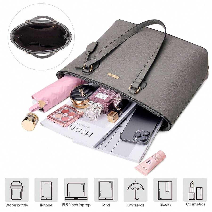 UKEIN 4PCS Women Fashion Handbags Purses Wallet Tote Shoulder Bags Casual Crossbody Bags, Best Valentine's Day Gift For Ladies Girls, Satchel Purse Set 4pcs