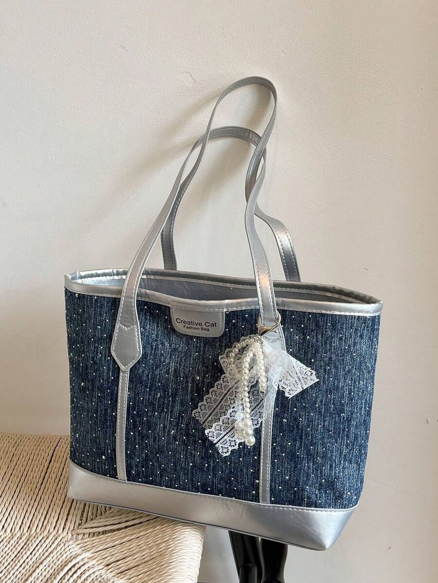 2026 New Women's Fashion Casual Tote Bag, Versatile Vintage Shoulder & Crossbody Bag