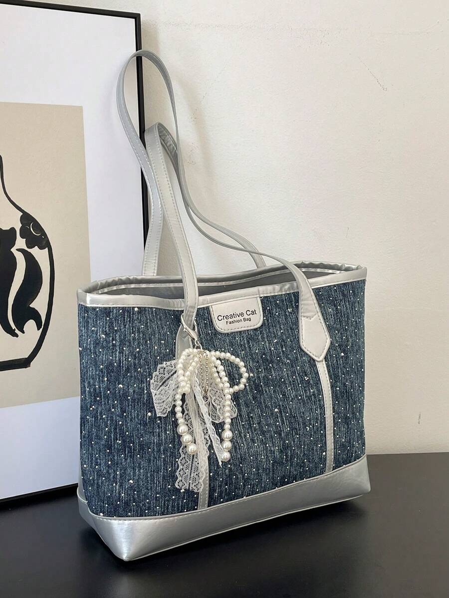 2026 New Women's Fashion Casual Tote Bag, Versatile Vintage Shoulder & Crossbody Bag