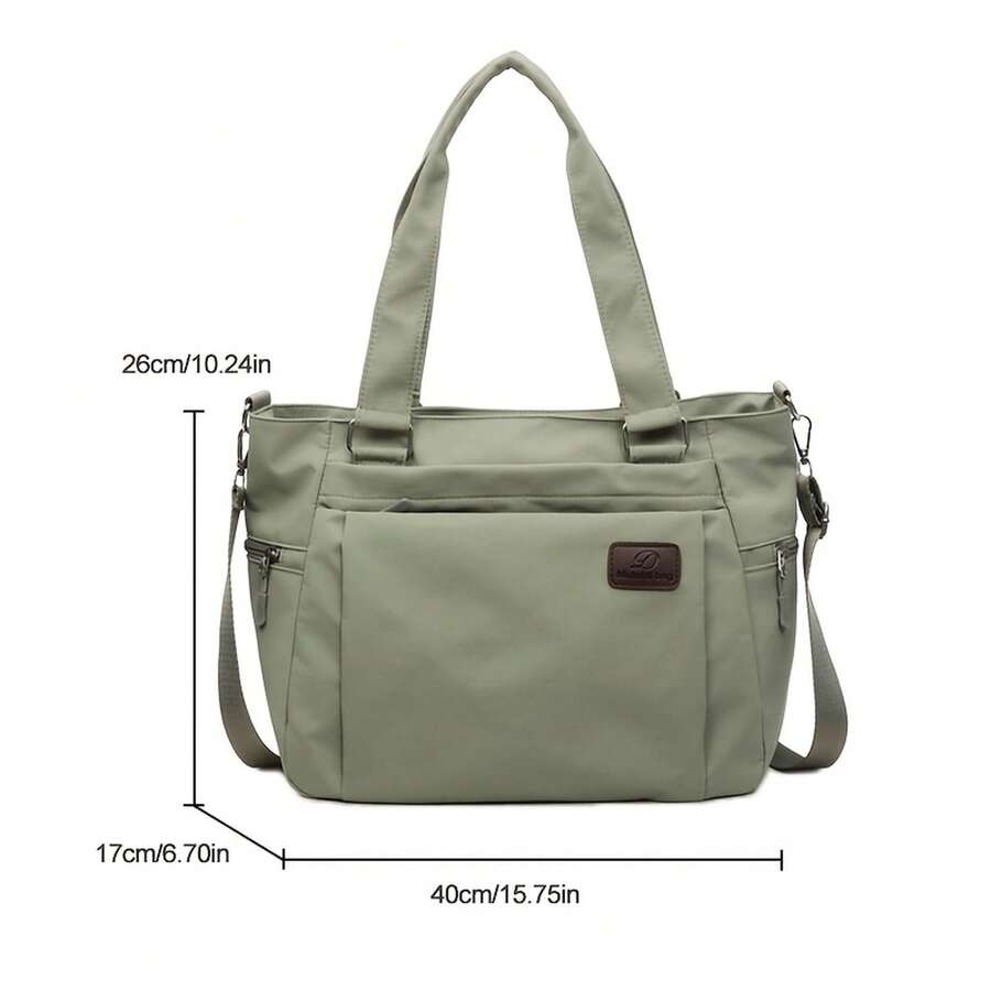 2026 New Casual Nylon Tote Bag For Women Large Capacity Daily Use Shoulder Bag With Multiple Compartments Organized Storage Perfect Gift For Her