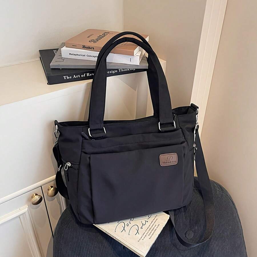 2026 New Casual Nylon Tote Bag For Women Large Capacity Daily Use Shoulder Bag With Multiple Compartments Organized Storage Perfect Gift For Her