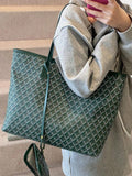 2pcs/Set 2026 New Fashion Patchwork Tote Bag,Large Capacity Travel Bag, Shopping Bag, Suitable ForWomen, Daily Use, Back To School Students