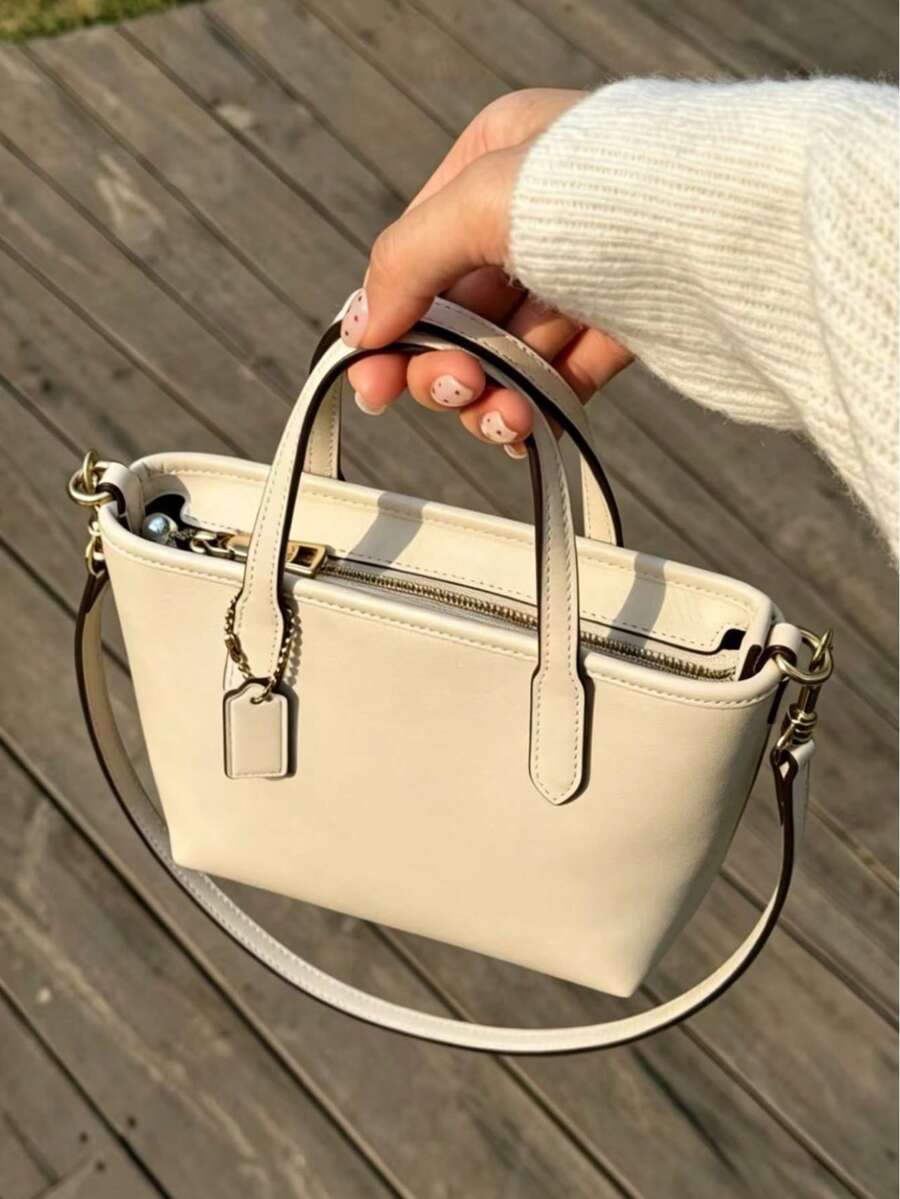 Mini Tote Handbag Fashion Crossbody & Top Handle Bag With High-Quality Leather