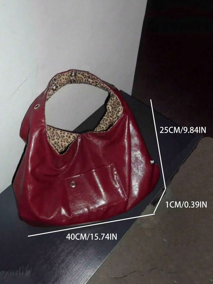 Korean Style Versatile Ins Commute Outdoor Daily Shopping Shoulder Bag Women Fashion New Niche Aesthetic Underarm Tote Bag