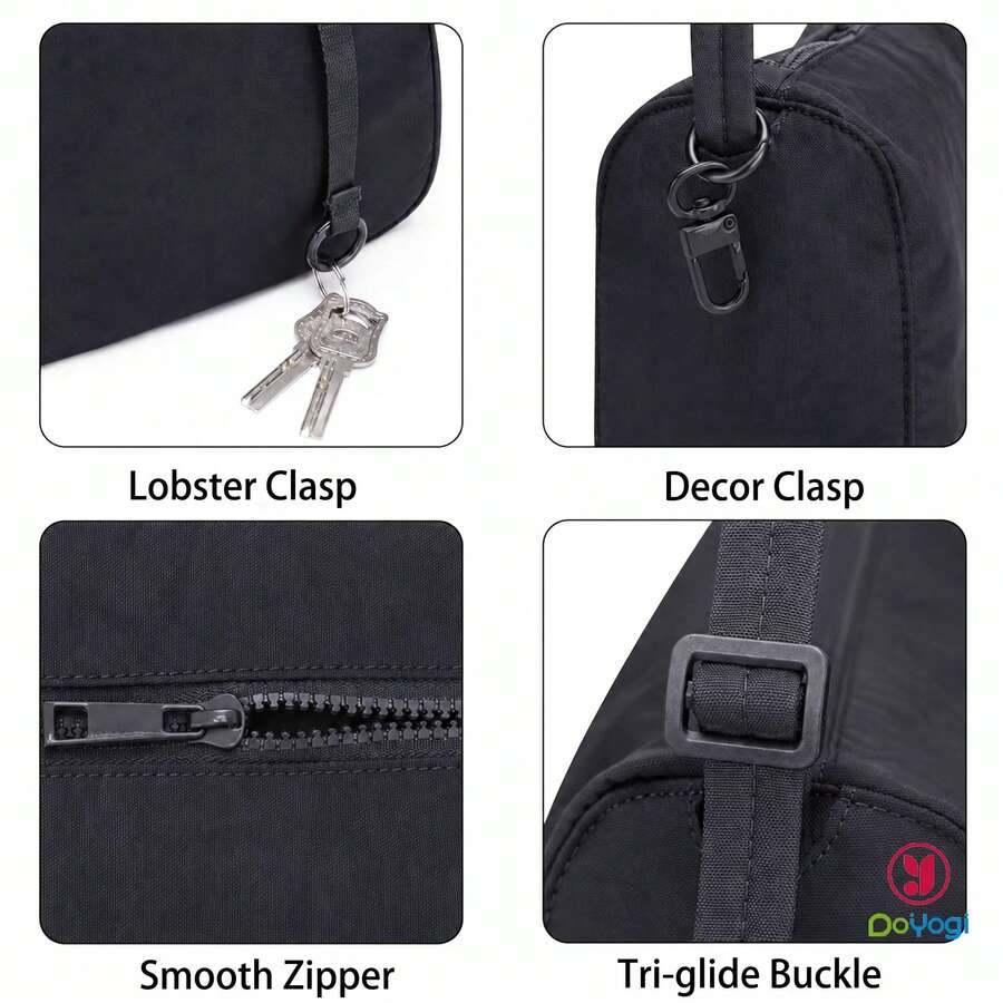 Nylon Bread Bag Fashionable Large Capacity Women's Nylon Pop Bag Commuter Shoulder Bag Shopping Crossbody Bag