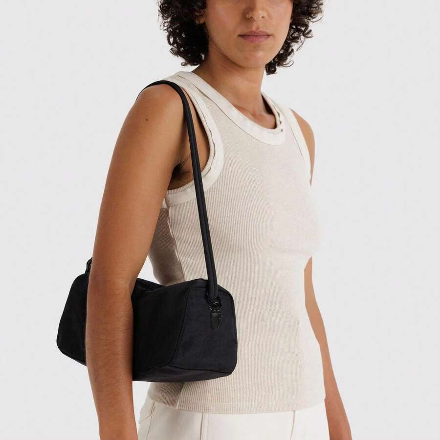 Nylon Bread Bag Fashionable Large Capacity Women's Nylon Pop Bag Commuter Shoulder Bag Shopping Crossbody Bag