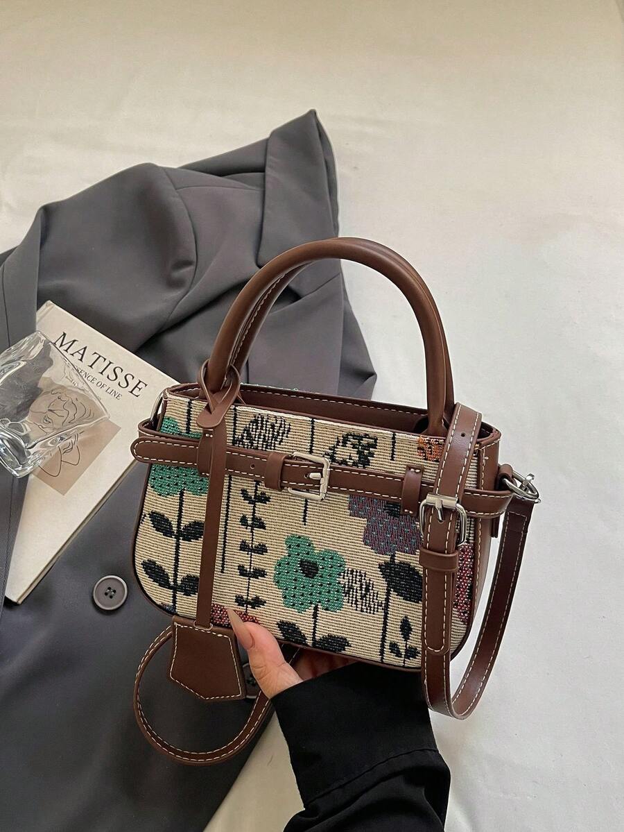 New 2026 Embroidery Handbag For Women, Korean Style Fashion Tote Bag, Shoulder Bag, Versatile Casual Crossbody Bag