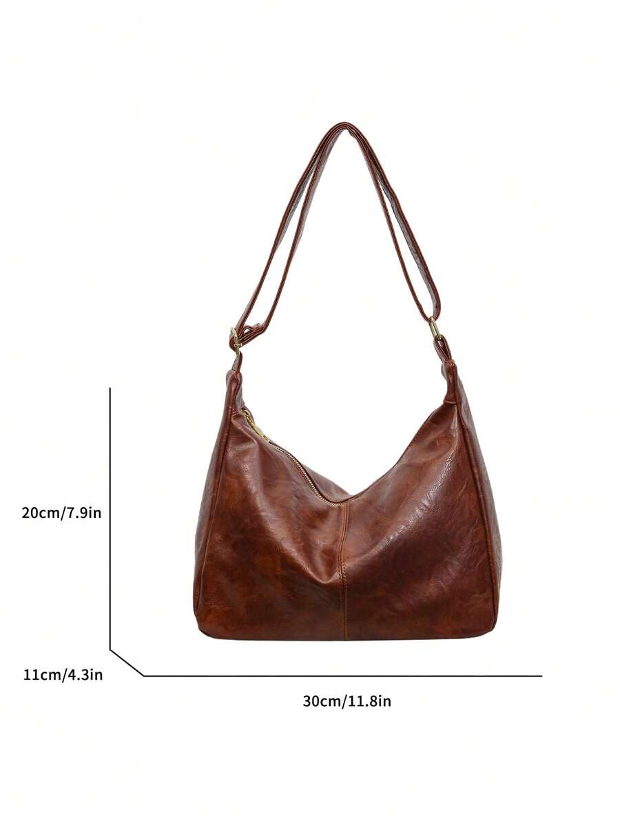 Women's Tote Bag Large Capacity Spring Summer Crossbody 2026 New Minimalist Versatile Shoulder Bag For School And Commute