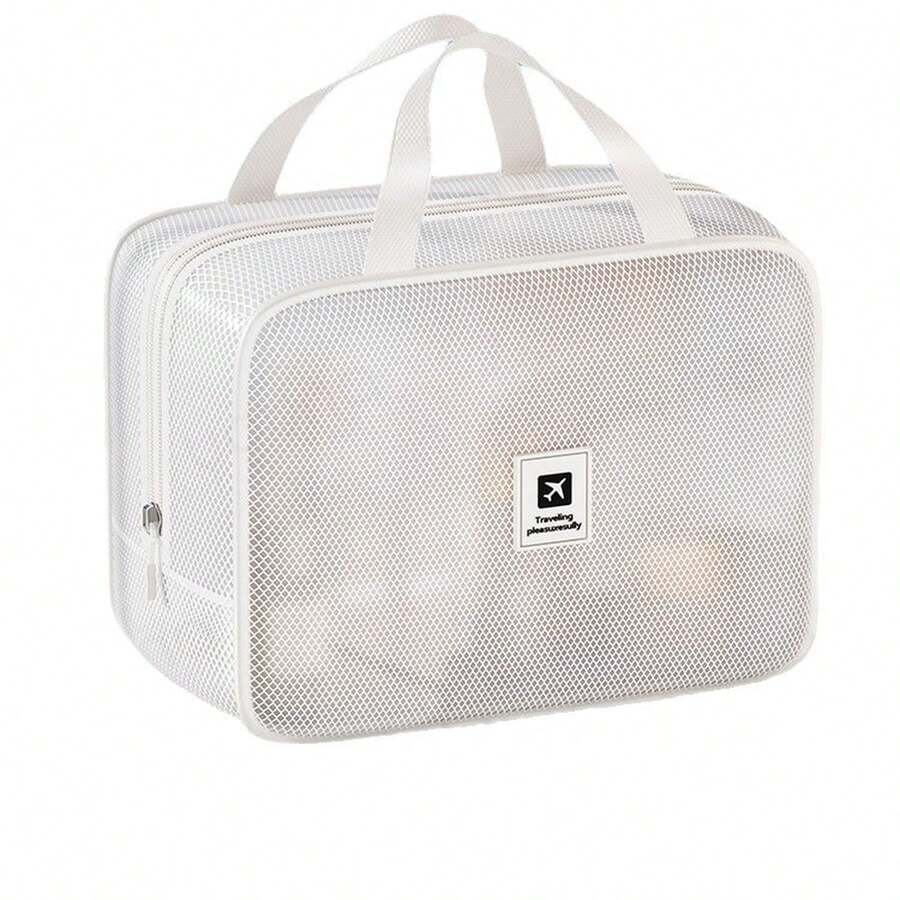 Beach Accessories For Women, Portable Waterproof Toiletry Bag For Business Trips, Large-Capacity Hand-Held Makeup Bag, Swimming, Fitness, Bathing Stor