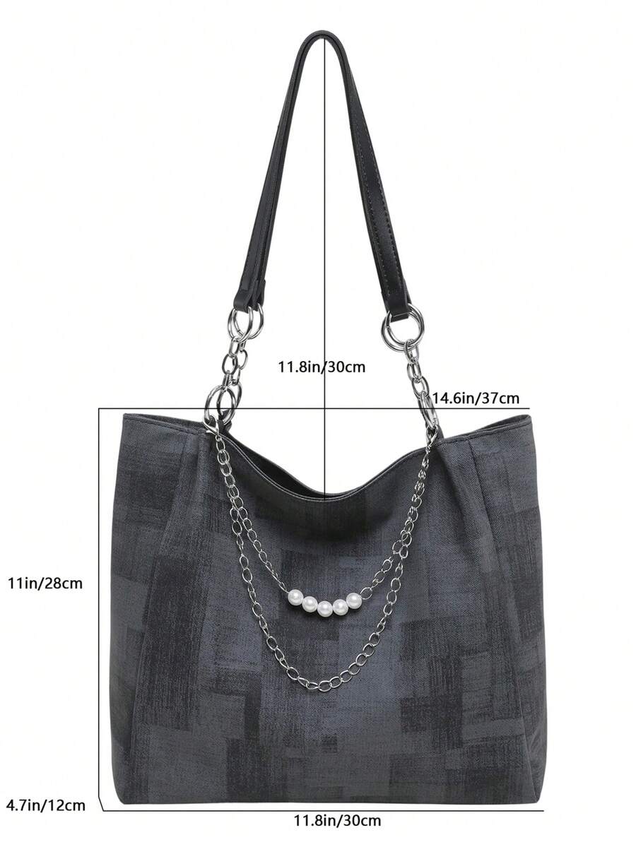 New Stylish Large Capacity Tote Bag For Women, Commuter Handbag, Shoulder Bag, Fashion Minimalist Women's Bag