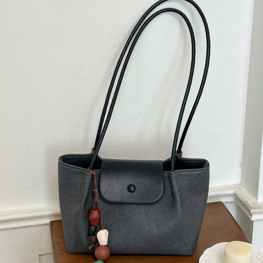 Tote Bags For Women Travel Essential Fashionable Large Women'S Bag, Casual Large-Capacity Tote Bag, Simple And Stylish, Suitable For Commuting, Single