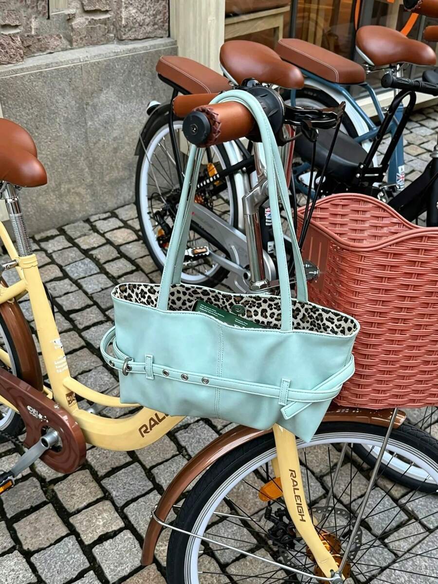 Premium Tie-Strap Commuter Shoulder Underarm Bag 2026 New Handheld Tote Bag Fashion Minimalist Boat Bag For Women
