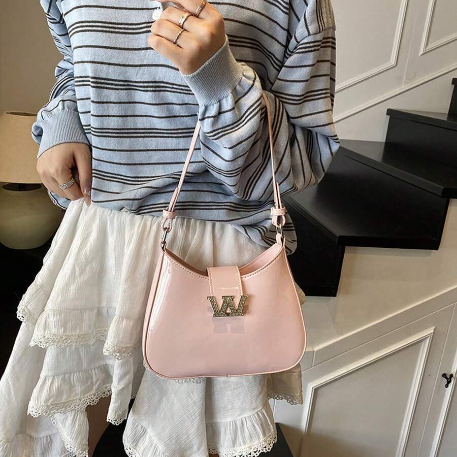 Tote Bag, Stylish Underarm Bag, Handbag For Women, Simple And Fashionable Shoulder Bag, Textured And Unique Crossbody Small Bag